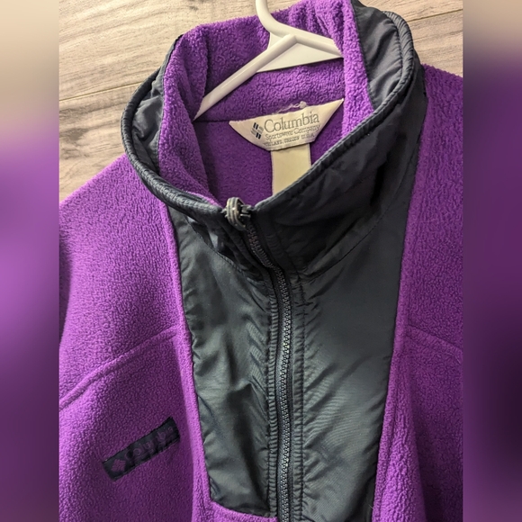Vintage Columbia Fleece Zip Up - Size XL - Picture 3 of 9